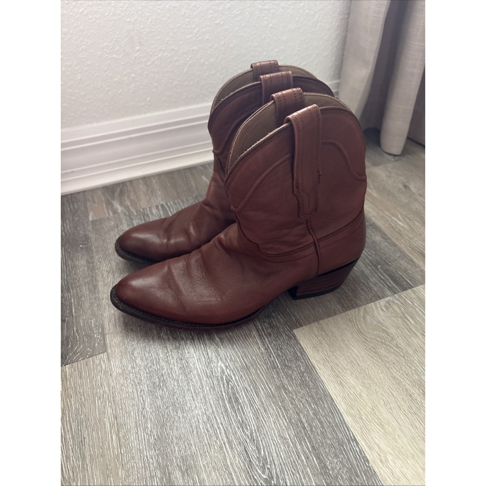 Tecova Brown Women's Western Cowboy Boots Size 7 Handmade Mexico